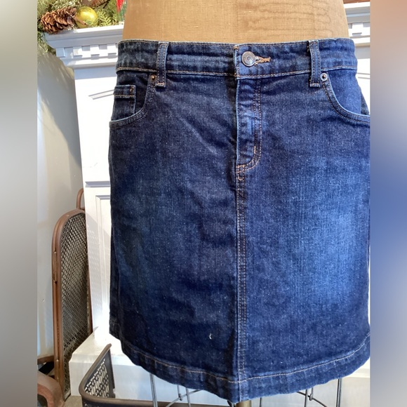 GH BASS & CO Jean skirt - Picture 3 of 5